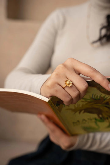 Mini Sunflower Ring